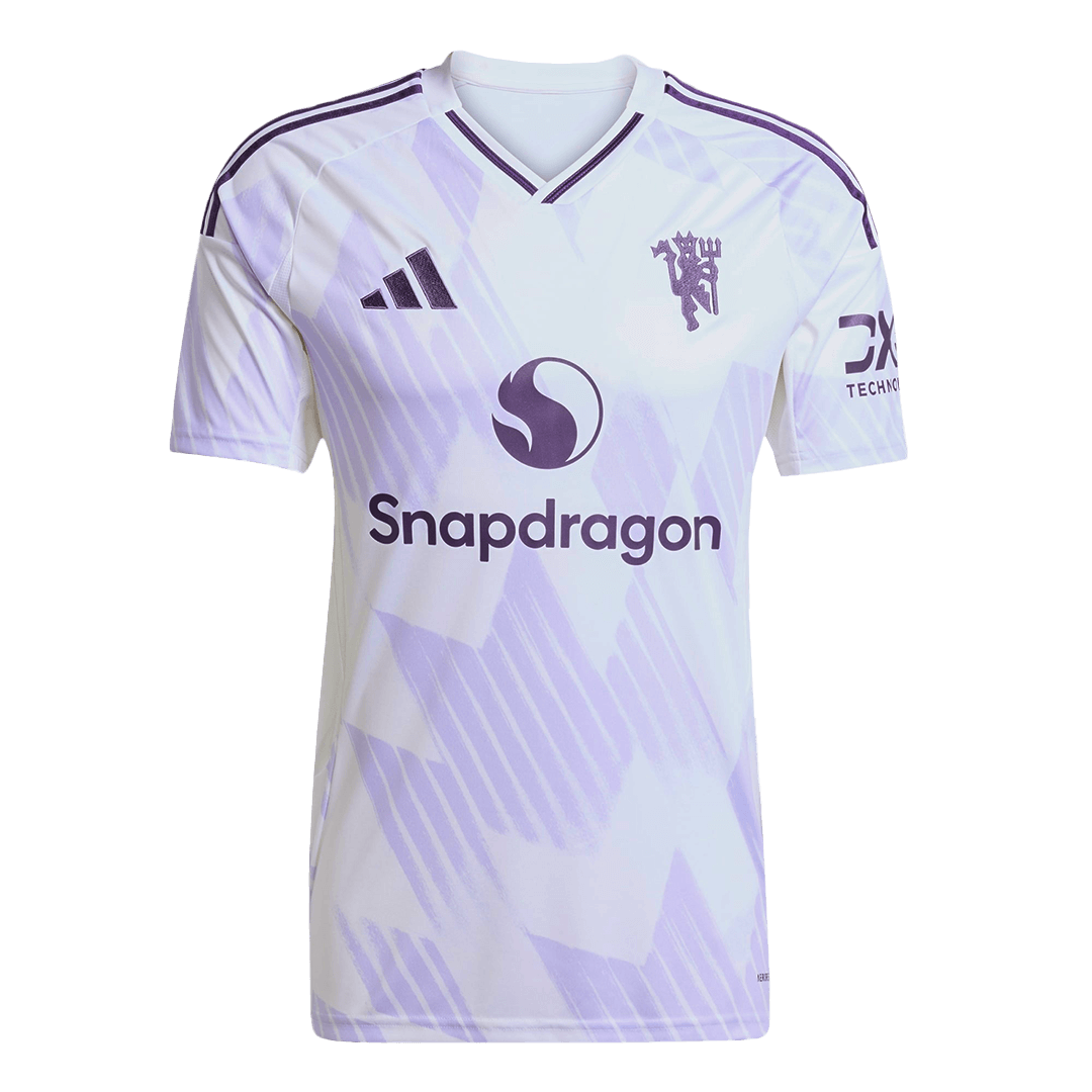 MOUNT #7 Manchester United Extérieur Maillot 2025/26 Blanc