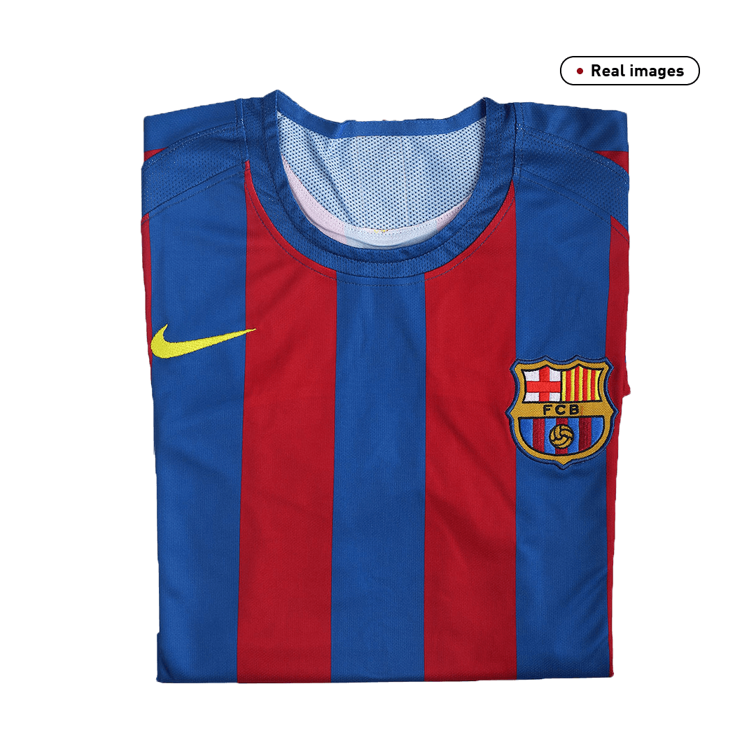 Retro MESSI #30 Barcelone Domicile Maillot 2005/06 - UCL Final