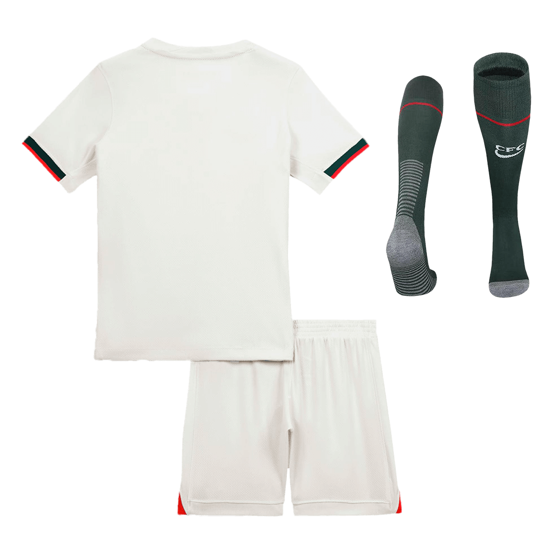 Chelsea Extérieur Maillot Kit 2025/26 Junior Blanc