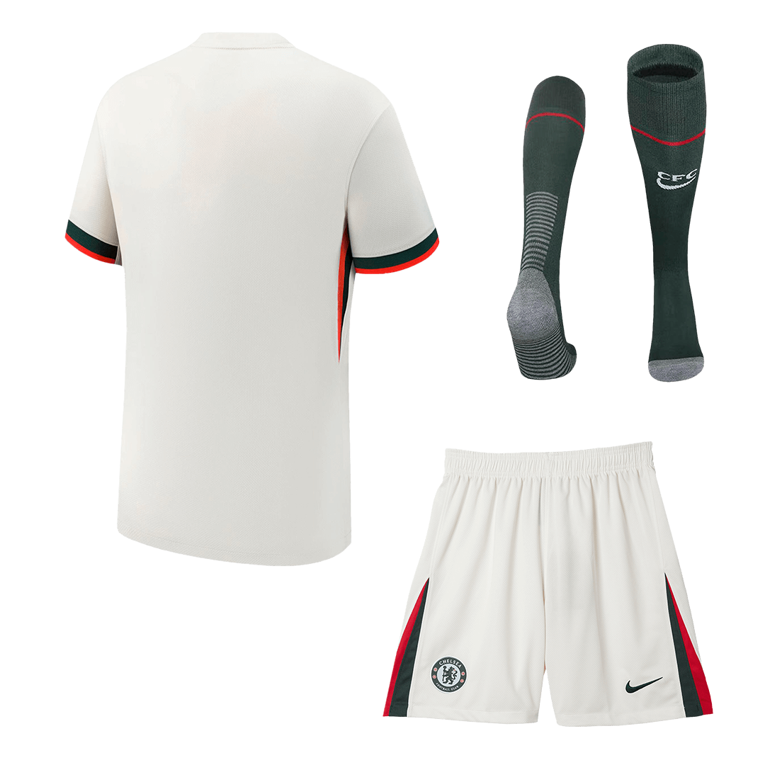Chelsea Extérieur Maillot Kit 2025/26 Blanc