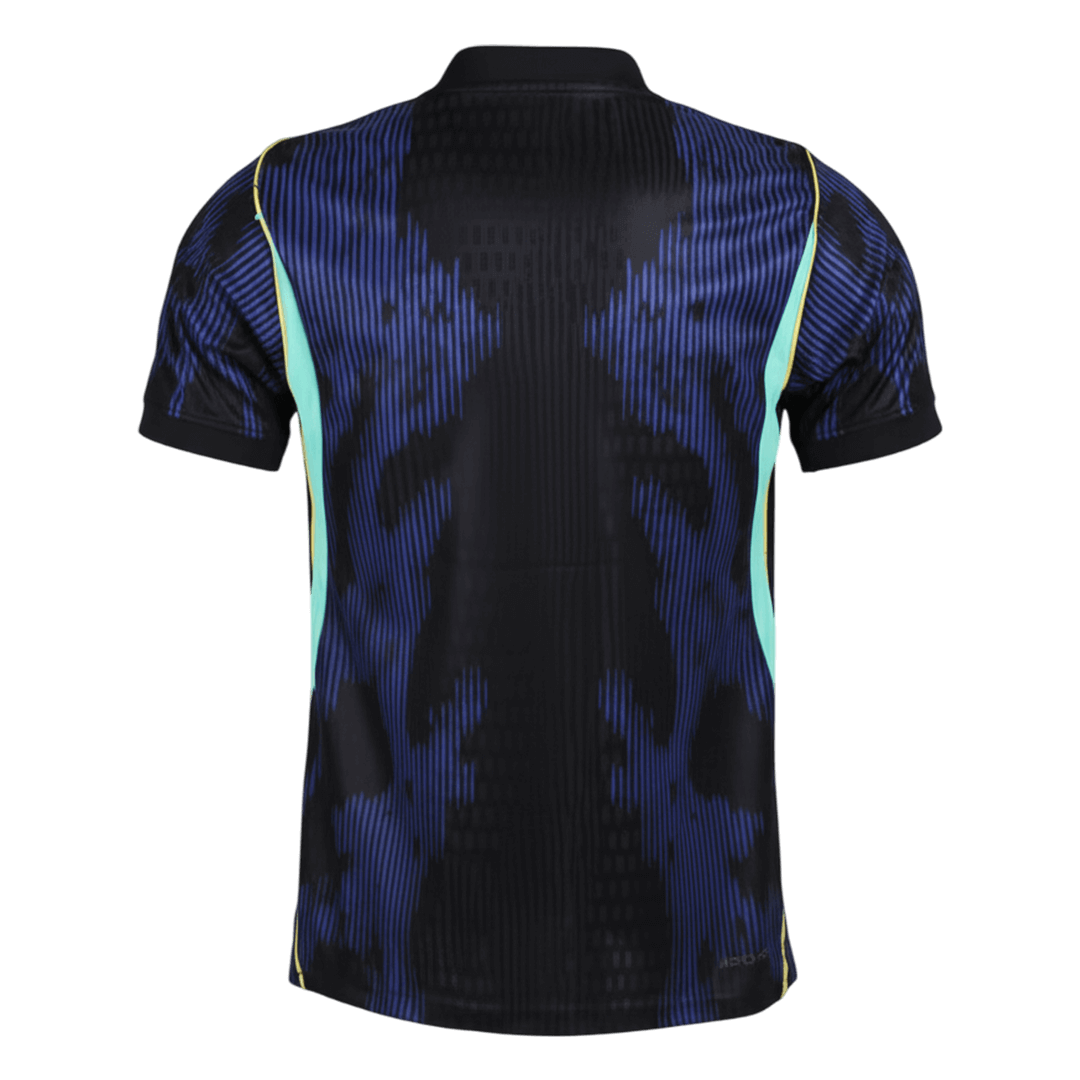 Brésil Extérieur Maillot Coupe du Monde 2026 Bleu marine