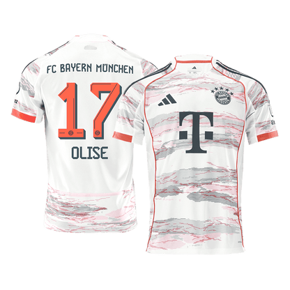 OLISE #17 Munich Extérieur Maillot 2025/26 Blanc