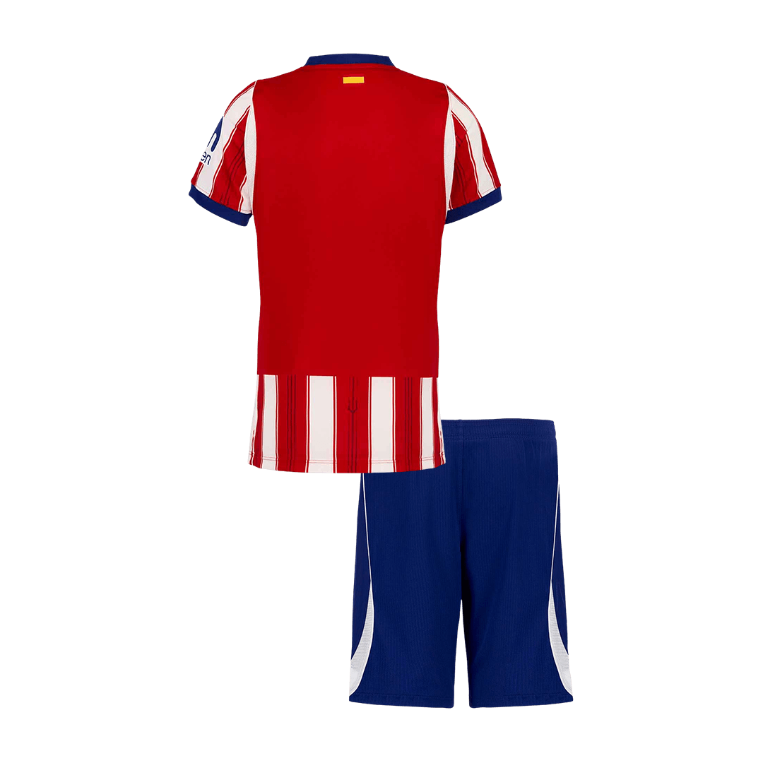 Vente Flash Atlético Domicile Maillot Kit 2026/27 Enfant Rouge&Blanc