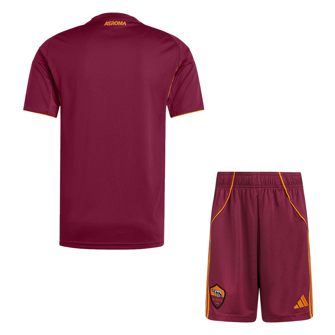 Roma Domicile Maillot Kit 2025/26 Rouge