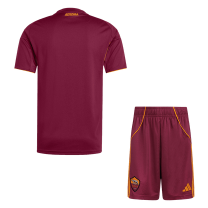 Roma Domicile Maillot Kit 2025/26 Rouge