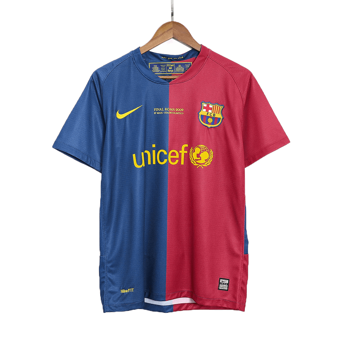 Retro Barcelone Domicile Maillot 2008/09 - UCL Final