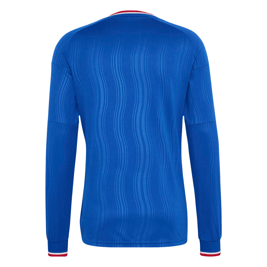 Manchester United Extérieur Maillot Manches Longues 2026/27 Bleu Grande Taille