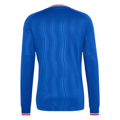 Manchester United Extérieur Maillot Manches Longues 2026/27 Bleu Grande Taille