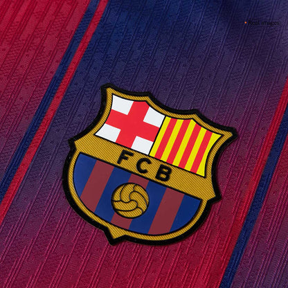F.DE JONG #21 Barcelone Domicile Maillot 2025/26 Authentique - UCL