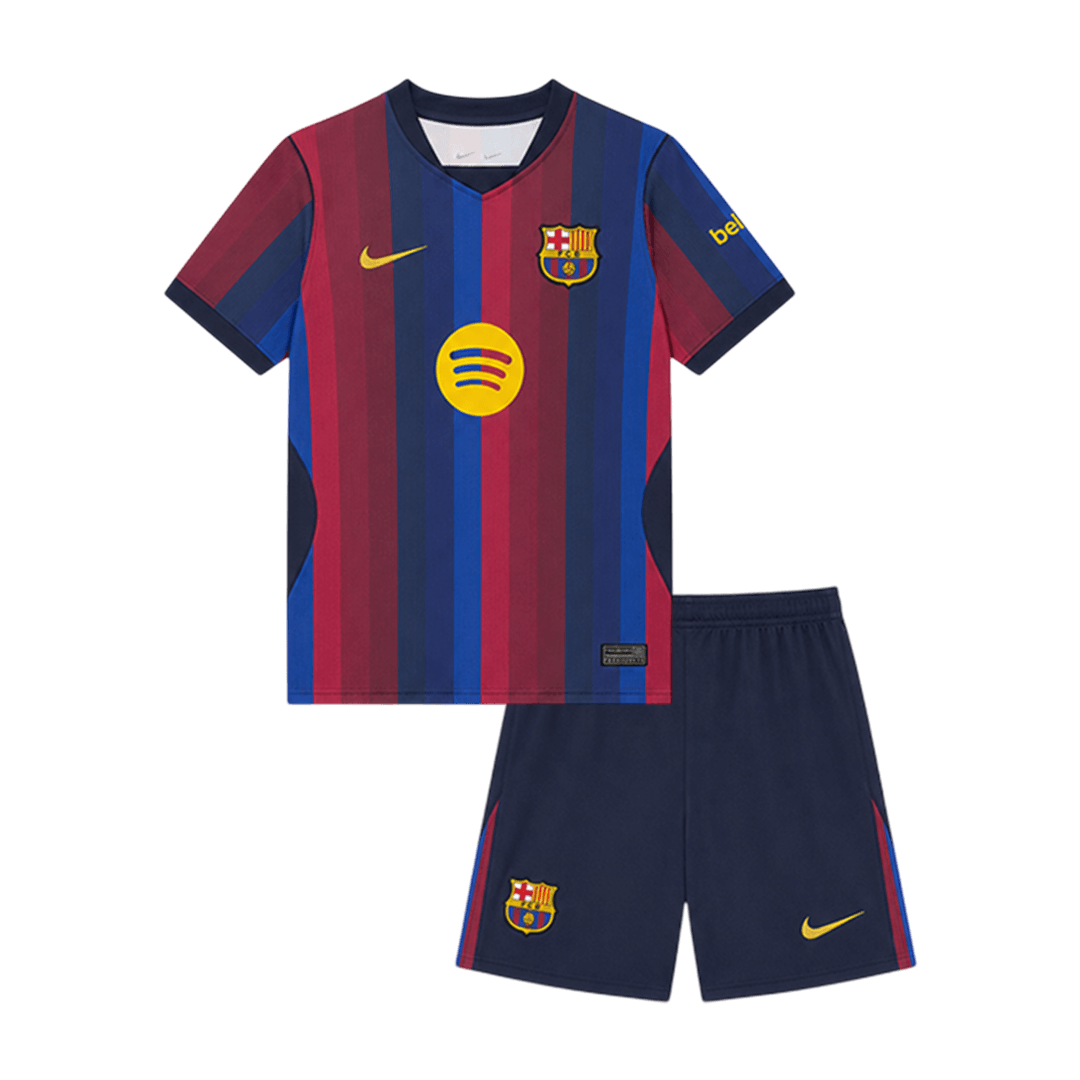 Barcelone Domicile Maillot Kit 2026/27 Junior Rouge&Bleu