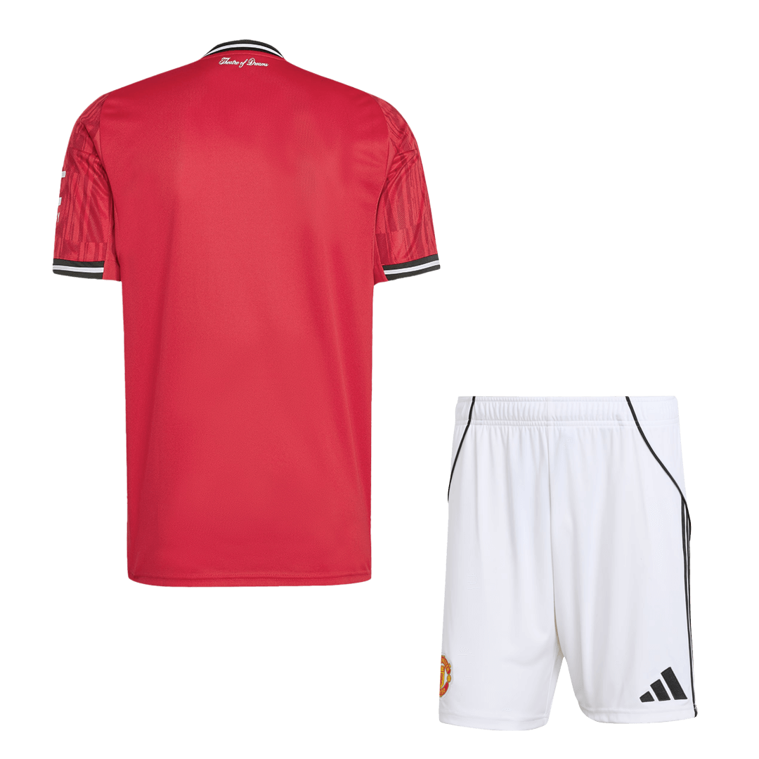 Manchester United Domicile Maillot Kit 2025/26 Rouge