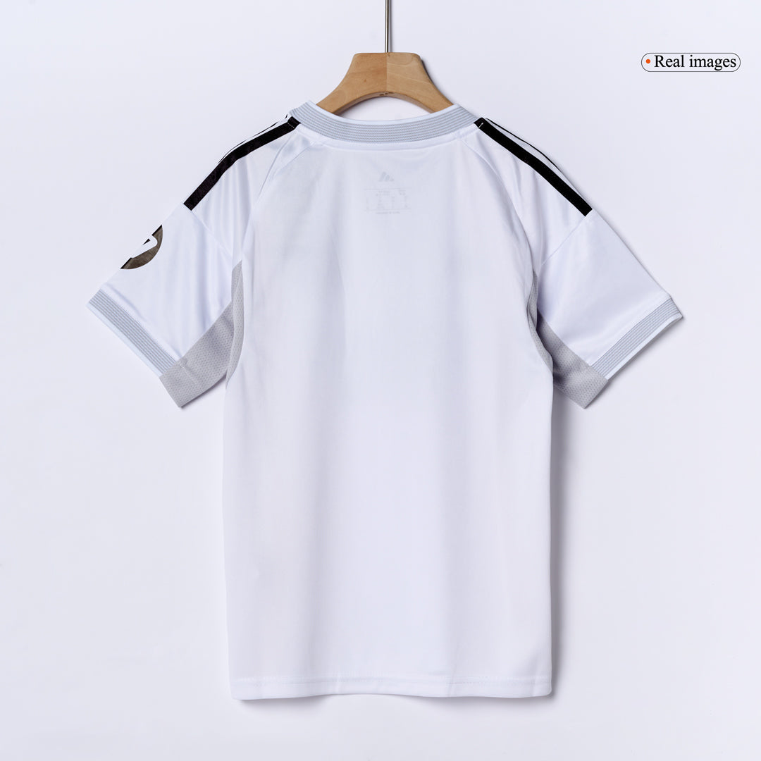 Real Madrid Domicile Maillot Kit 2025/26 Enfant Blanc