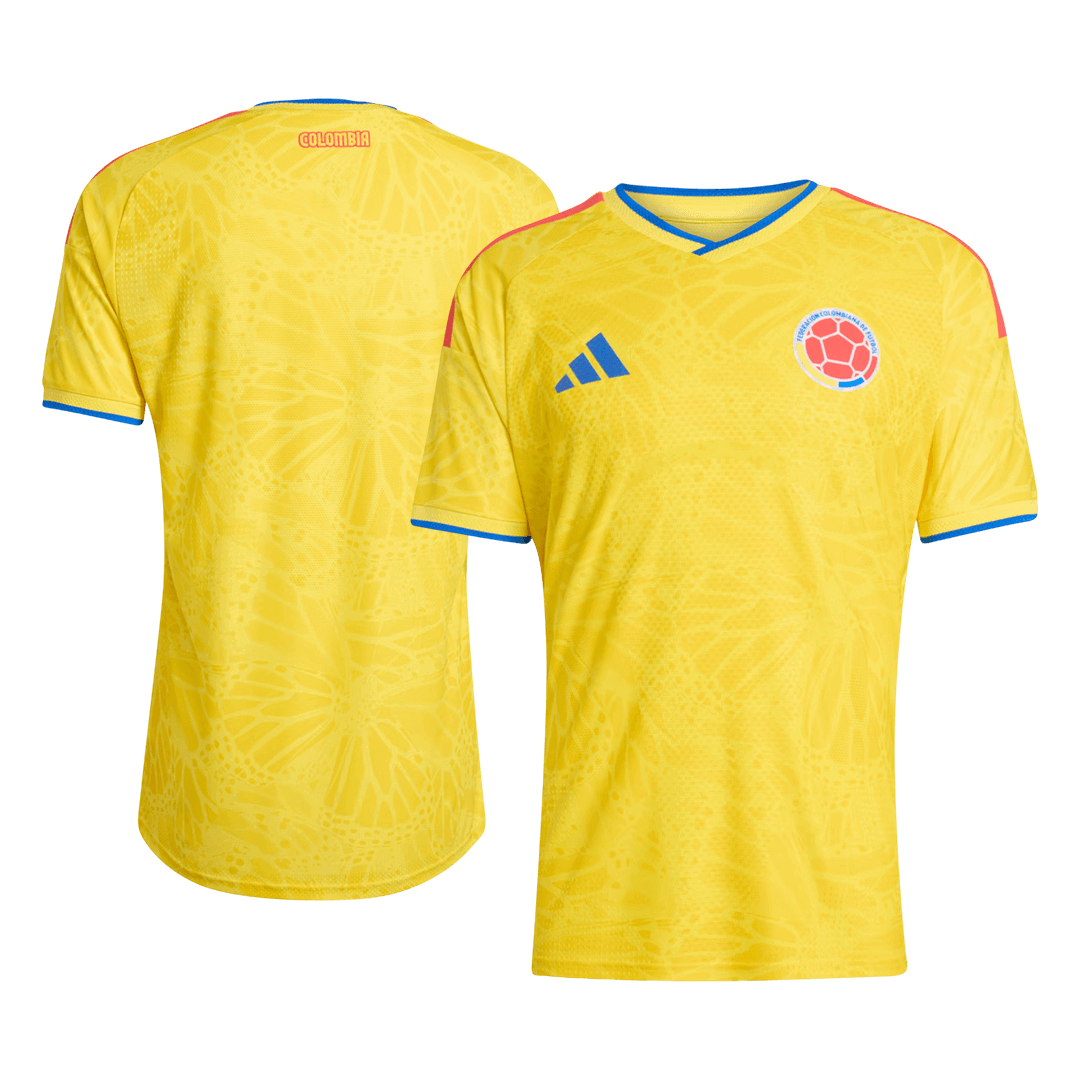 Colombie Domicile Maillot Coupe du Monde 2026 Jaune Joueur