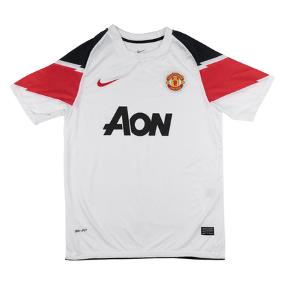 Retro Manchester United Extérieur Maillot 2010/11 Blanc