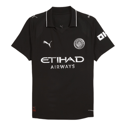 REIJNDERS #4 Manchester City Extérieur Maillot 2025/26 Noir Joueur