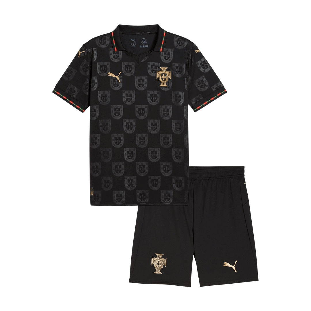 Vente Flash Portugal Maillot Kit Coupe du Monde 2026 Enfant Noir