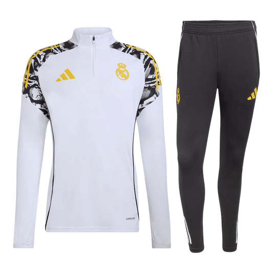 Real Madrid Sweatshirt Kit 2025/26 Junior Blanc