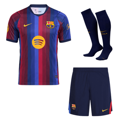 Barcelone Domicile Maillot Kit 2026/27 Rouge&Bleu - Super