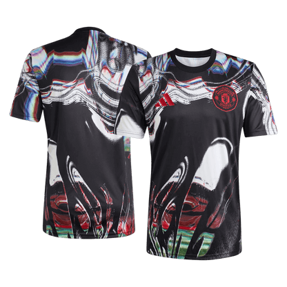 Manchester United Pre-Match Maillot 2025/26 Noir