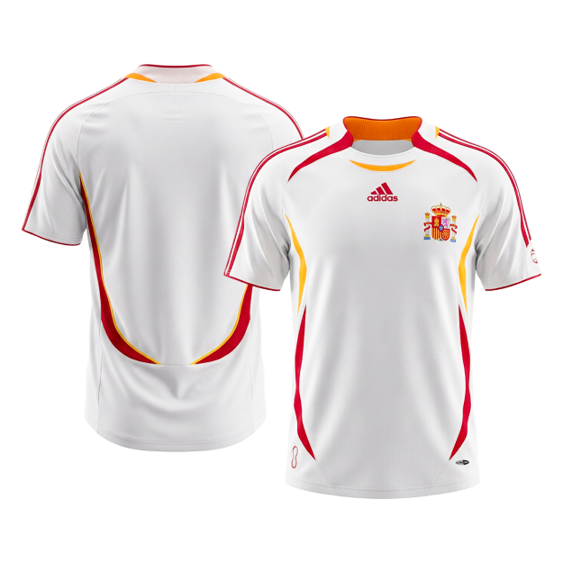 Retro Espagne Extérieur Maillot 2006 Blanc