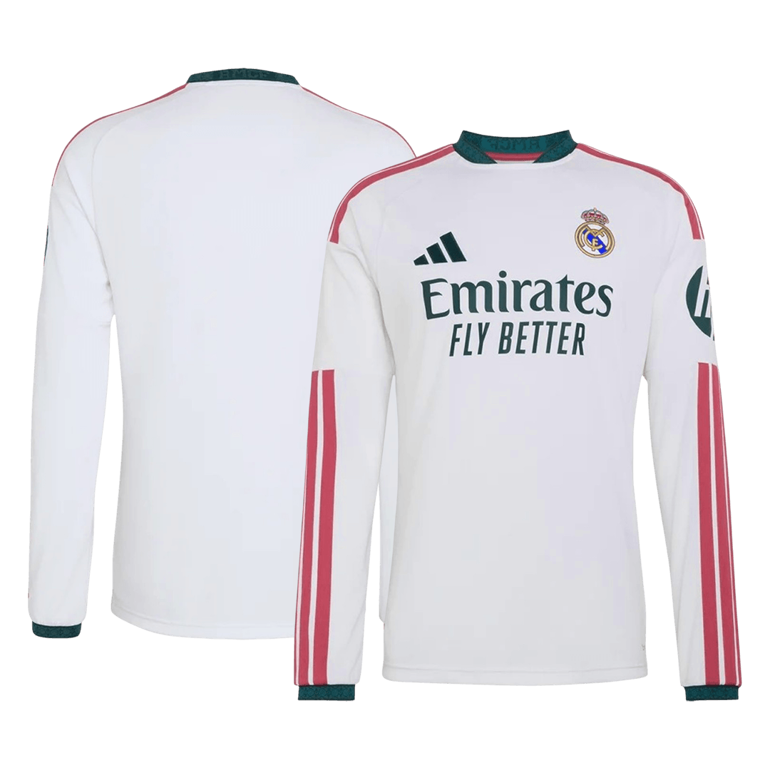 Real Madrid Domicile Maillot Manches Longues 2026/27 Blanc Grande Taille
