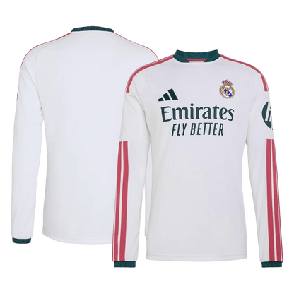 Real Madrid Domicile Maillot Manches Longues 2026/27 Blanc Grande Taille