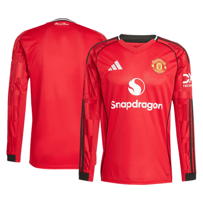 Manchester United Domicile Maillot Manches Longues 2025/26