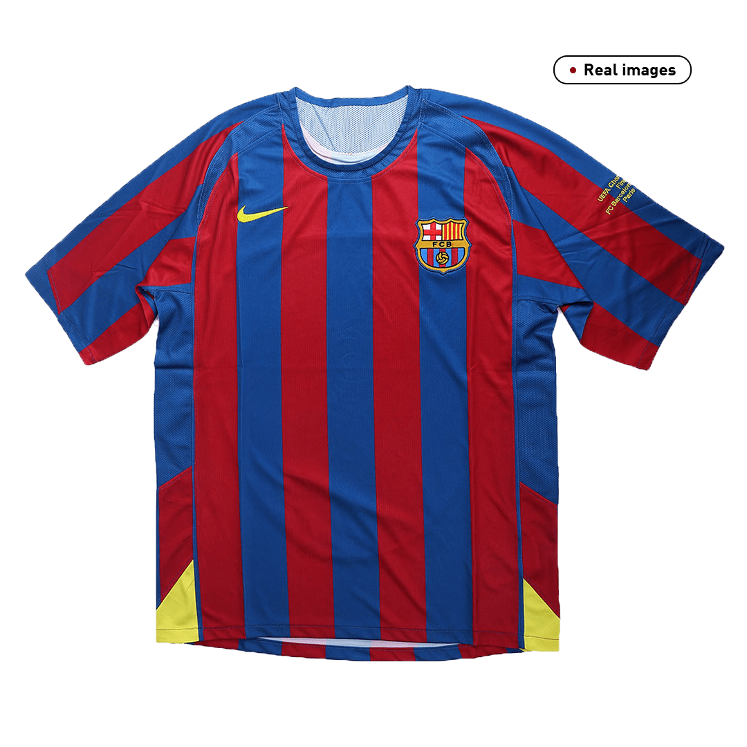 Retro Barcelone Domicile Maillot 2005/06 - UCL
