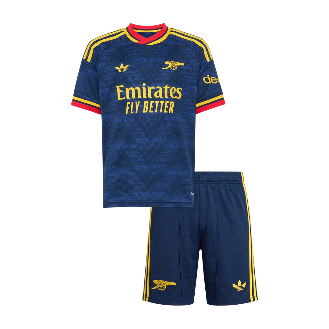 Vente Flash Arsenal Extérieur Maillot Kit 2026/27 Enfant Bleu marine
