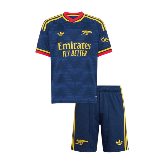 Vente Flash Arsenal Extérieur Maillot Kit 2026/27 Enfant Bleu marine