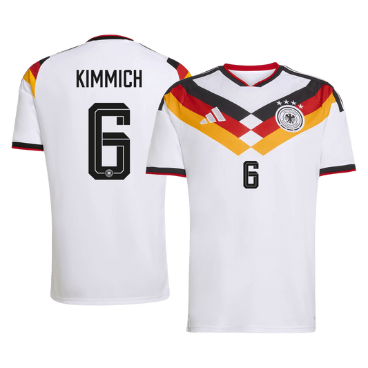 KIMMICH #6 Allemagne Domicile Maillot Coupe du Monde 2026 Blanc