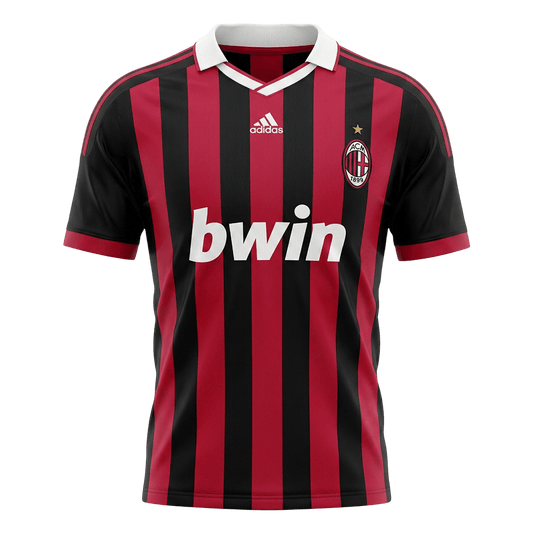 Retro AC Milan Domicile Maillot 2009/10 Rouge&Noir