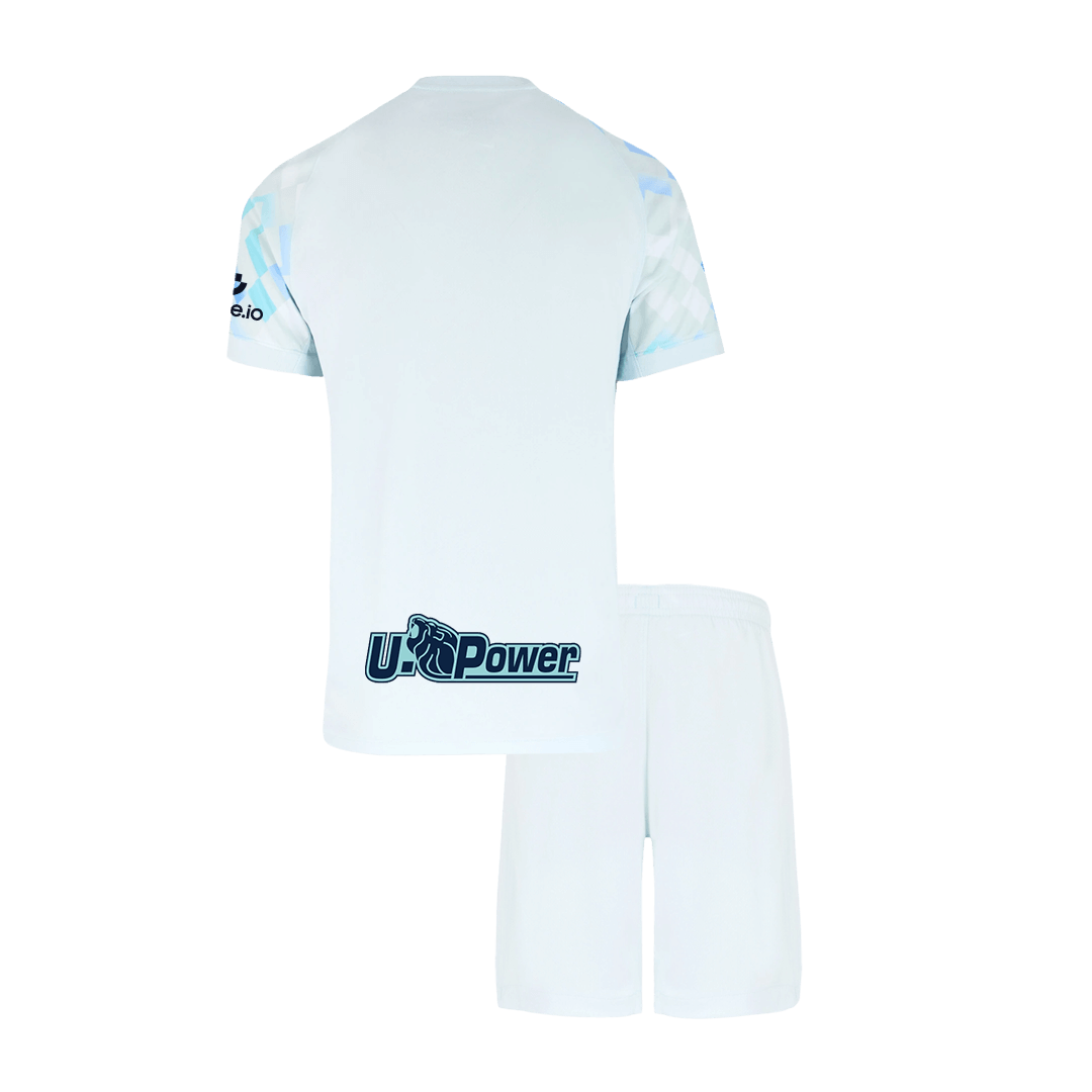 Inter Milan Extérieur Maillot Kit 2025/26 Enfant Blanc