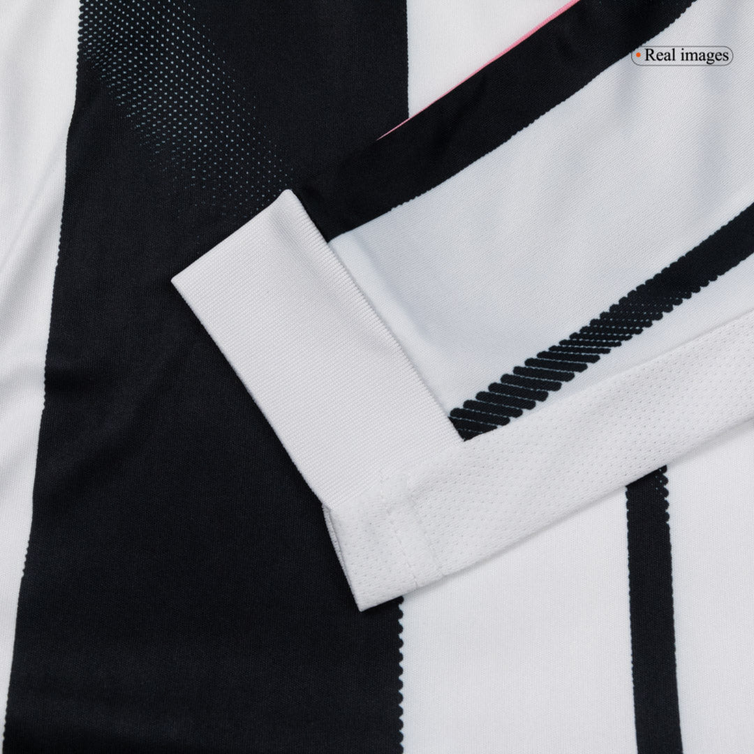 Juventus Domicile Maillot Manches Longues 2025/26 Noir&Blanc