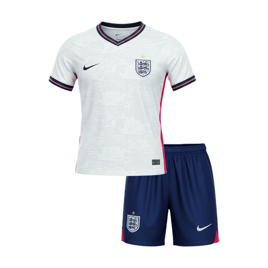 Angleterre Domicile Maillot Kit Coupe du Monde 2026 Enfant Blanc