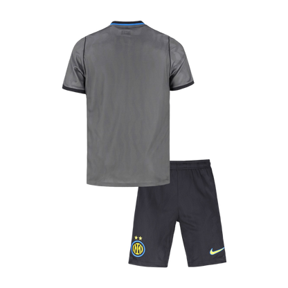 Inter Milan Third Maillot Kit 2026/27 Enfant Gris