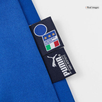 Retro Italie Domicile Maillot 2004 Bleu