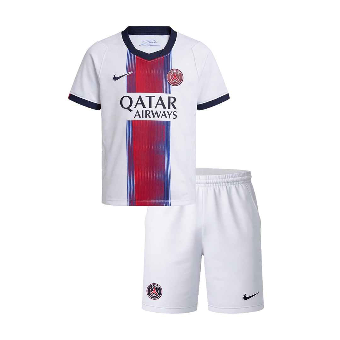 Vente Flash Les Paris Extérieur Maillot Kit 2026/27 Enfant Blanc