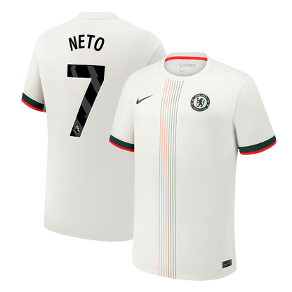 NETO #7 Chelsea Extérieur Maillot 2025/26 Blanc