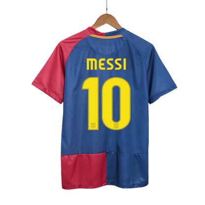 Retro MESSI #30 Barcelone Domicile Maillot 2008/09 - UCL