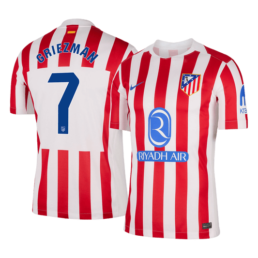 GRIEZMANN #7 Atlético Domicile Maillot 2025/26 Red&White