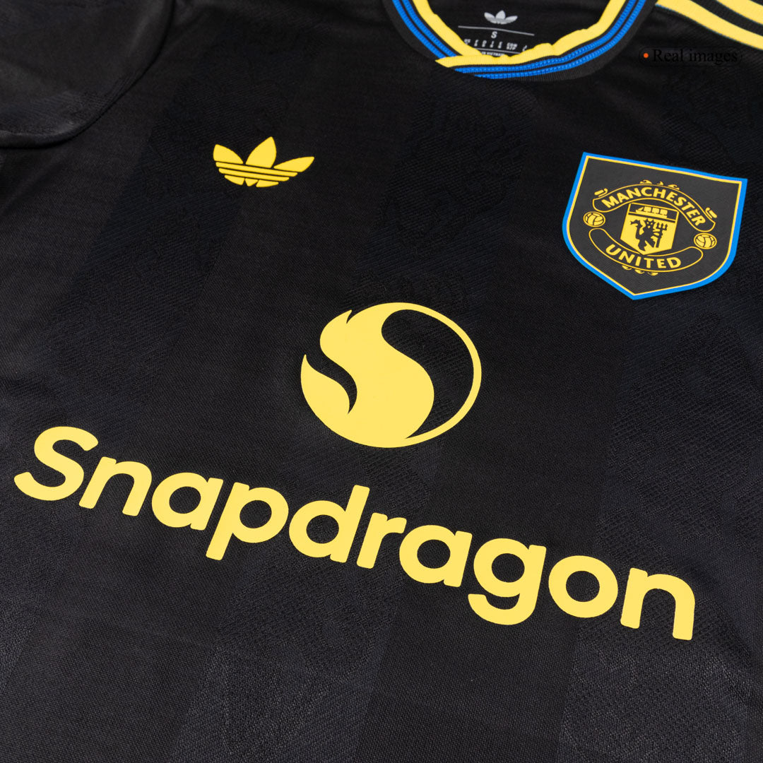 MOUNT #7 Manchester United Third Maillot 2025/26 Noir