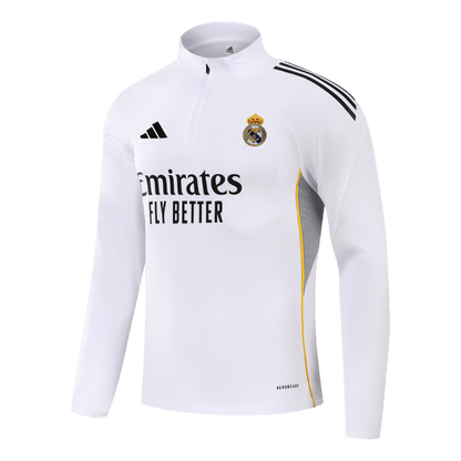 Real Madrid Sweatshirt Kit 2025/26 Enfant Blanc