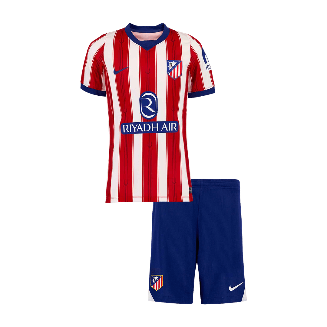 Vente Flash Atlético Domicile Maillot Kit 2026/27 Enfant Rouge&Blanc
