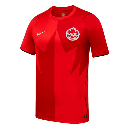 Canada Domicile Maillot - Coupe du Monde 2026 Rouge Grande Taille