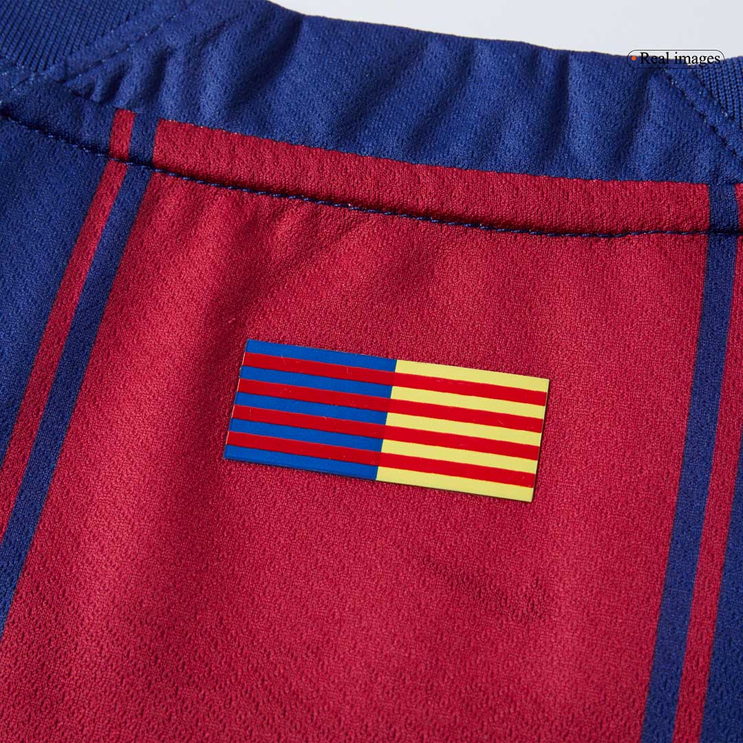 ROONY #28 Barcelone Domicile Maillot 2025/26 Rouge et Bleu - UCL - Super