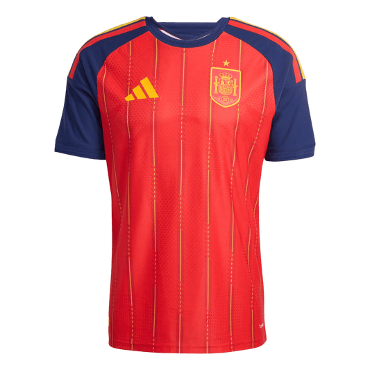 Espagne Domicile Maillot Coupe du Monde 2026 Rouge Joueur Grande Taille