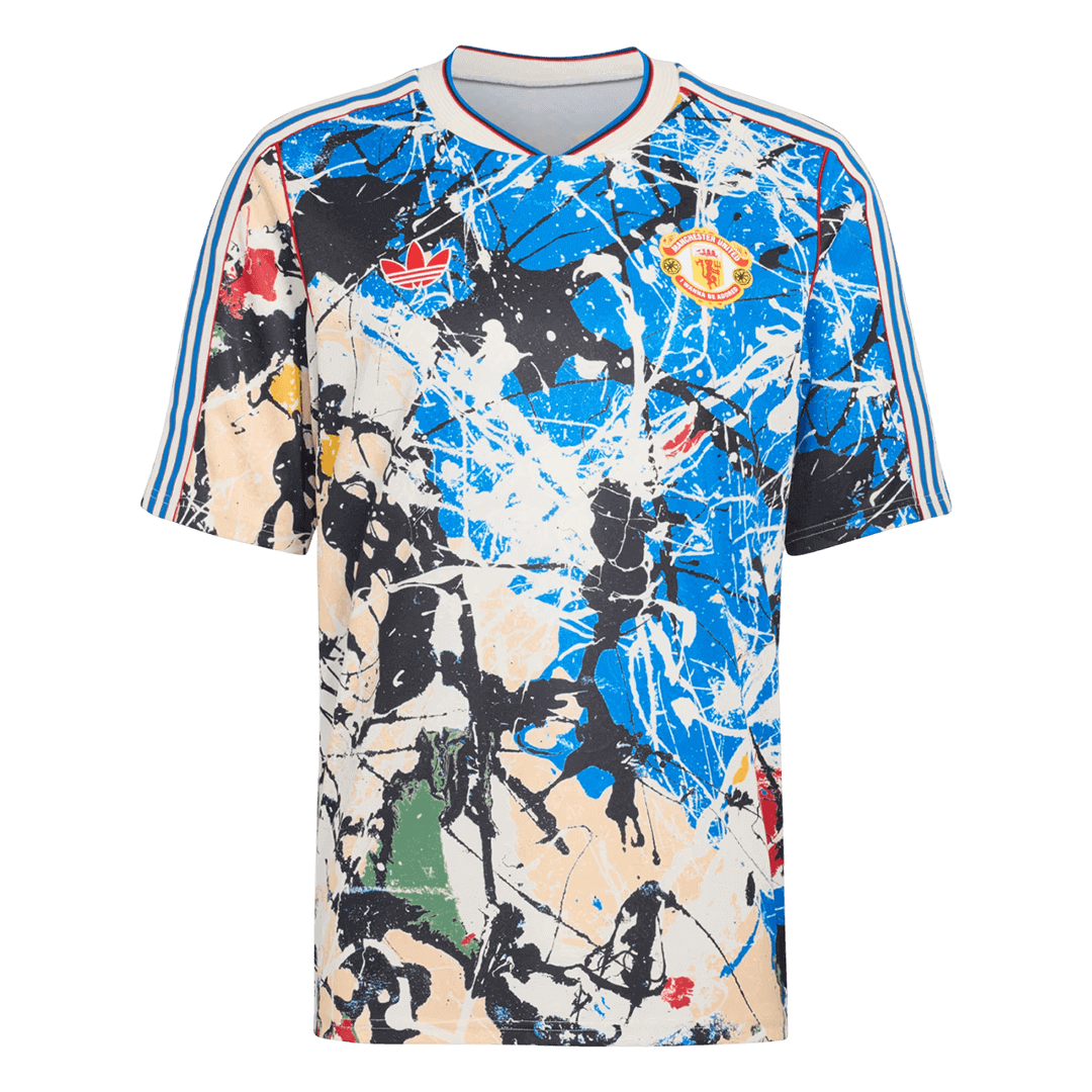 Manchester United Pre-Match Maillot 2025/26 Bleu
