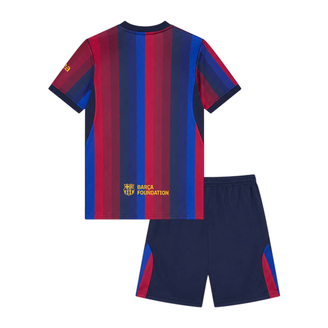 Barcelone Domicile Maillot Kit 2026/27 Junior Rouge&Bleu