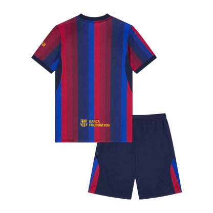 Barcelone Domicile Maillot Kit 2026/27 Junior Rouge&Bleu